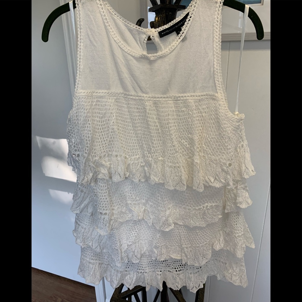 Crocheted tank top